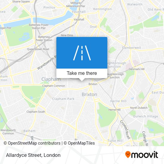 Allardyce Street map
