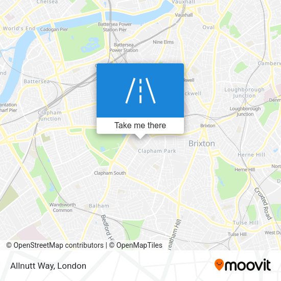 Allnutt Way map