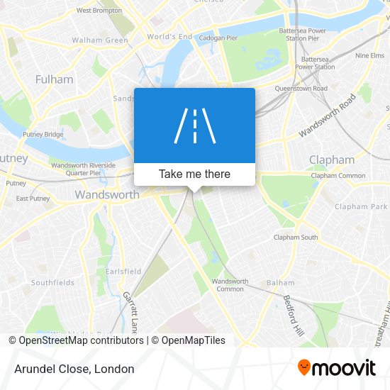 Arundel Close map