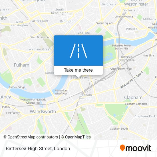 Battersea High Street map