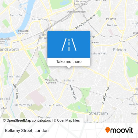 Bellamy Street map