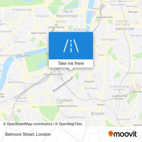 Belmore Street map