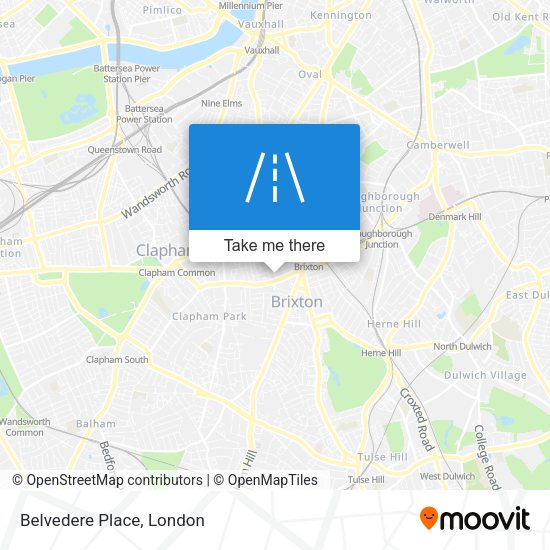 Belvedere Place map