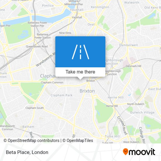 Beta Place map