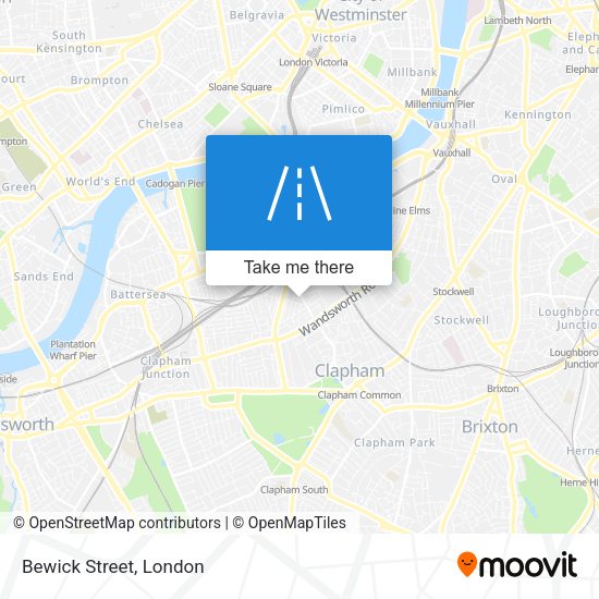 Bewick Street map