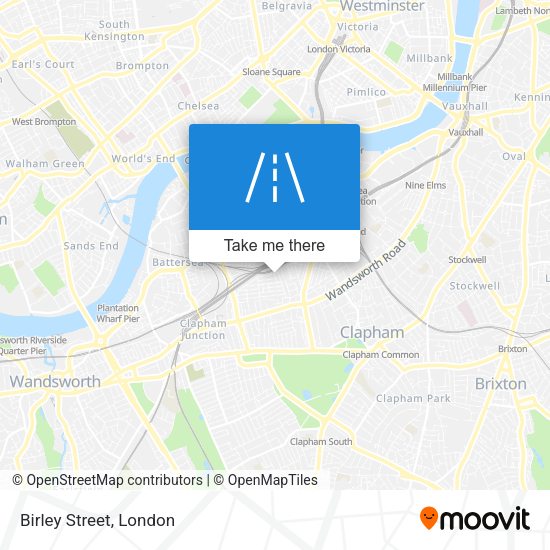 Birley Street map