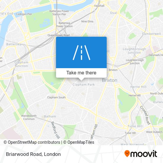 Briarwood Road map