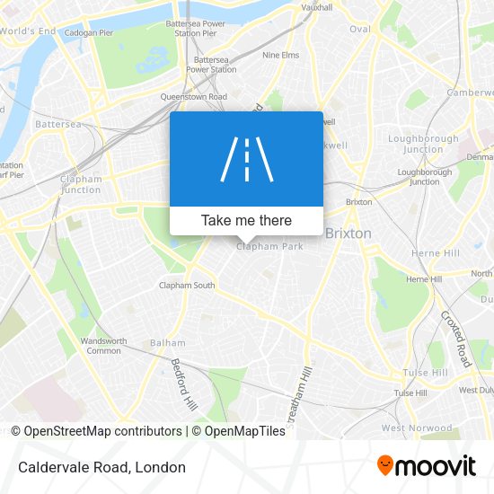 Caldervale Road map