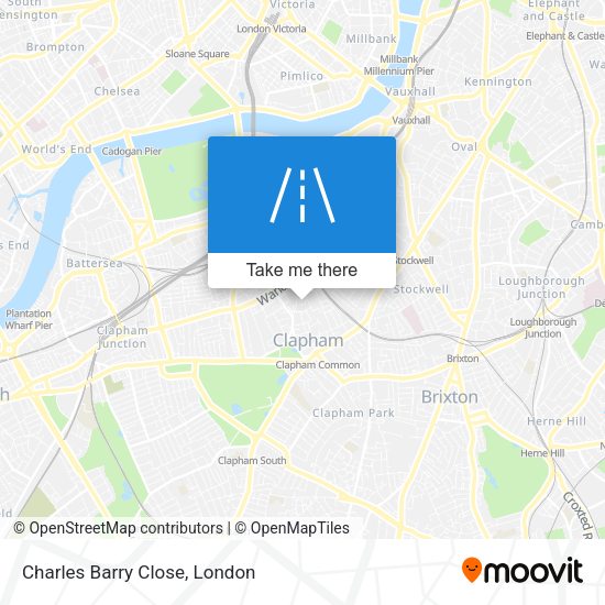 Charles Barry Close map
