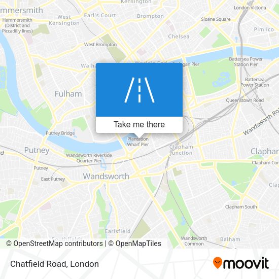 Chatfield Road map
