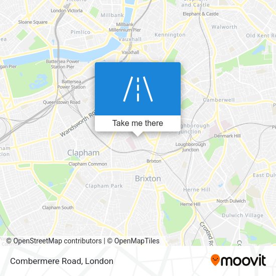 Combermere Road map