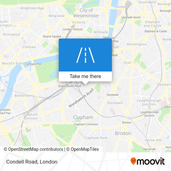 Condell Road map
