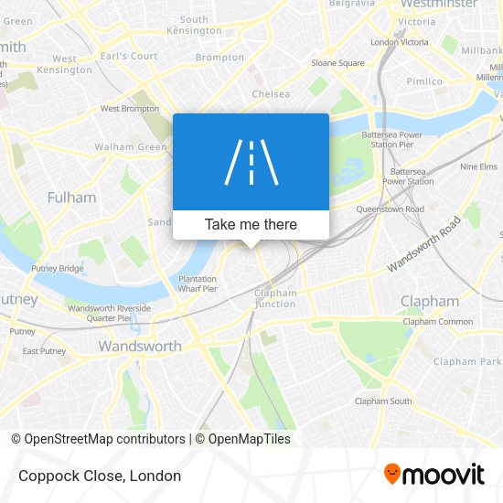 Coppock Close map