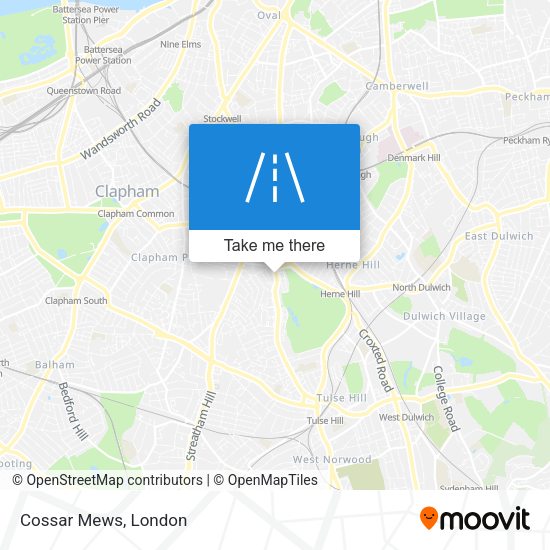 Cossar Mews map