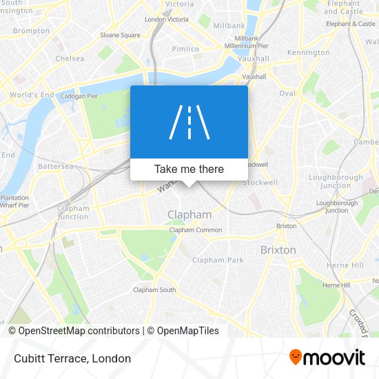 Cubitt Terrace map