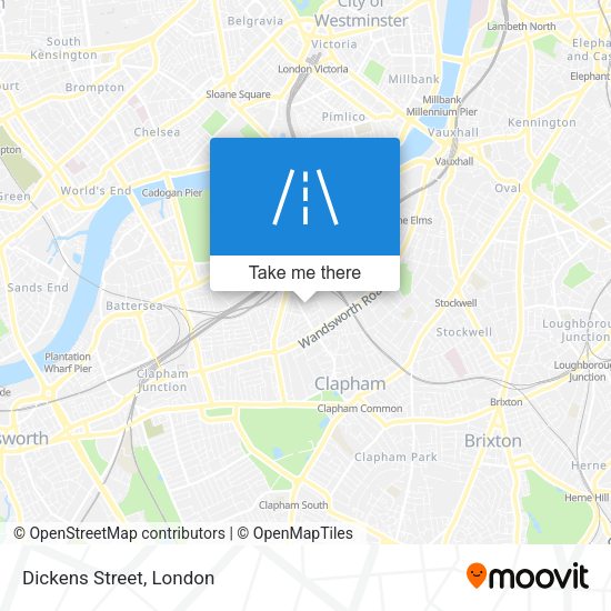Dickens Street map