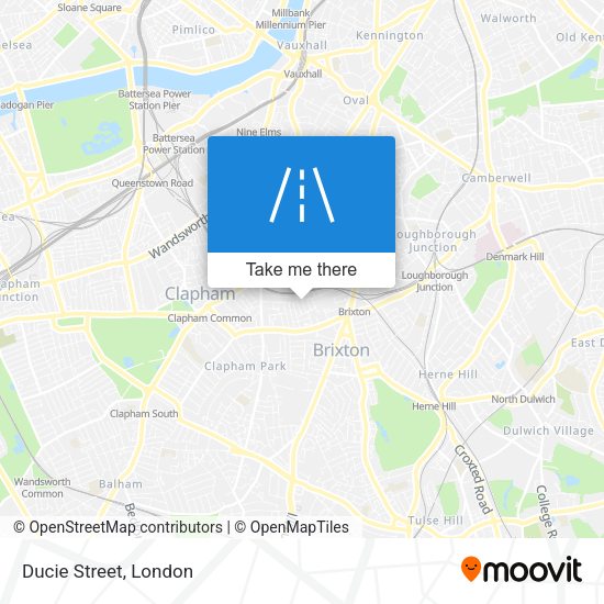 Ducie Street map