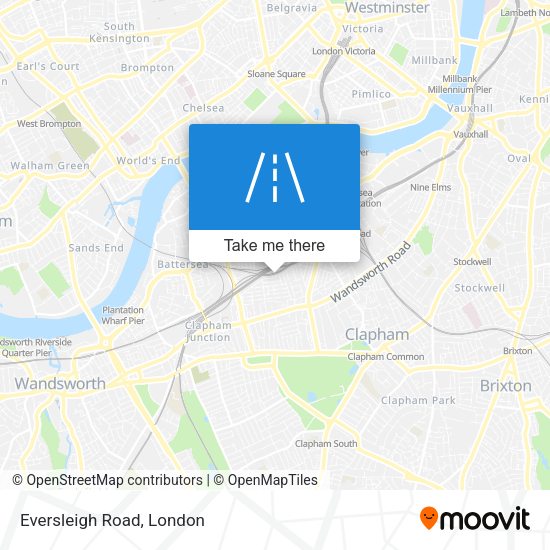 Eversleigh Road map