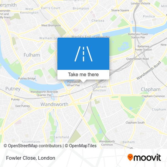 Fowler Close map