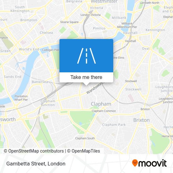 Gambetta Street map