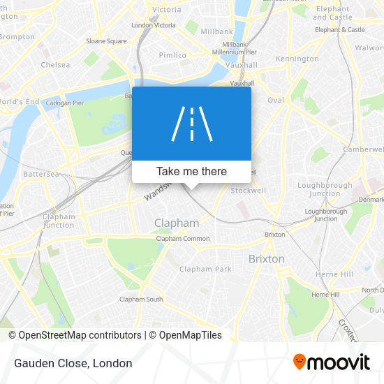 Gauden Close map