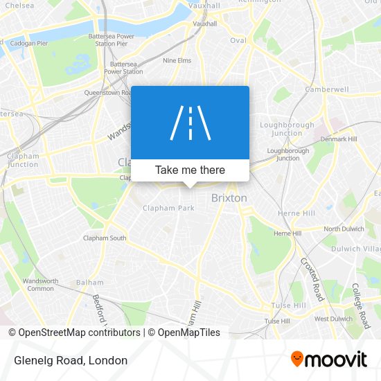 Glenelg Road map