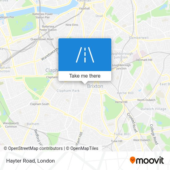 Hayter Road map