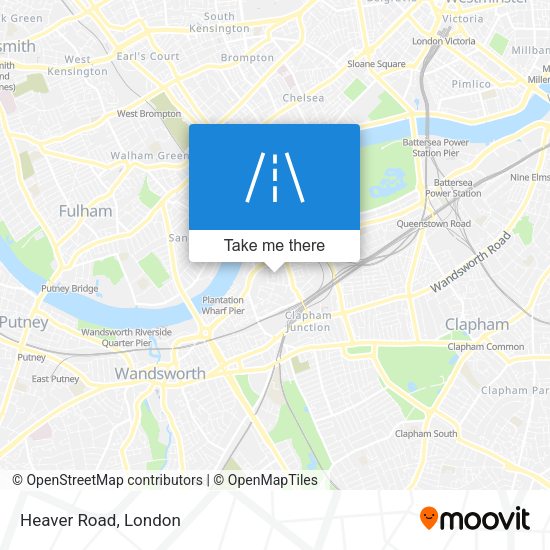 Heaver Road map