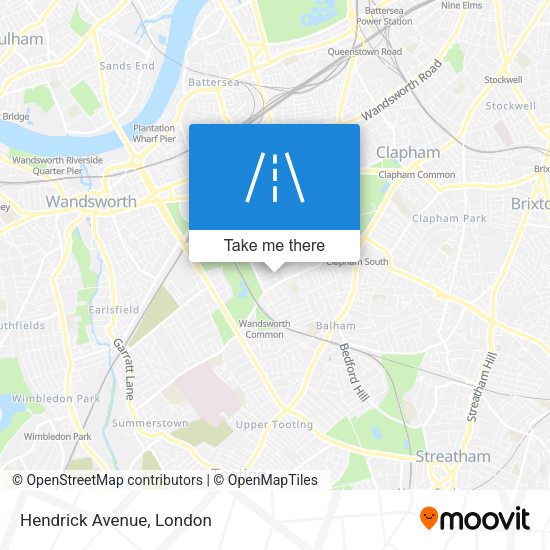 Hendrick Avenue map