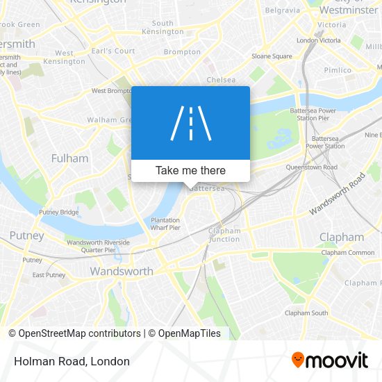 Holman Road map