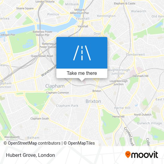 Hubert Grove map