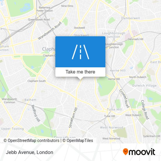 Jebb Avenue map