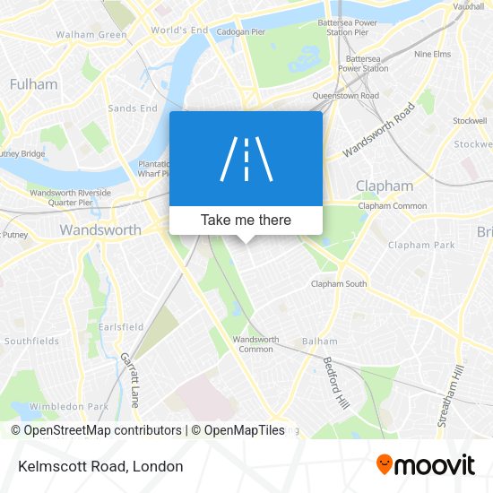 Kelmscott Road map