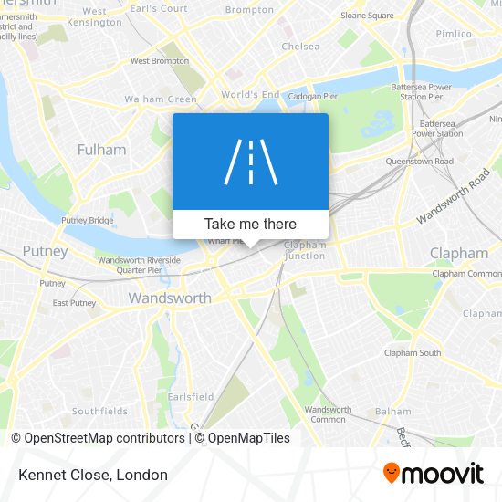 Kennet Close map