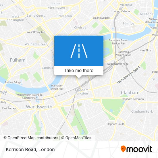 Kerrison Road map