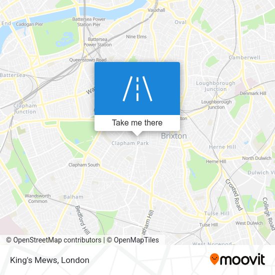 King's Mews map