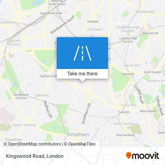 Kingswood Road map