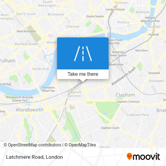 Latchmere Road map