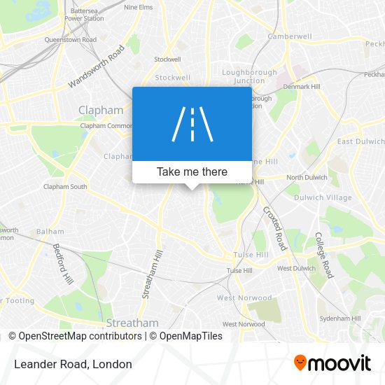 Leander Road map