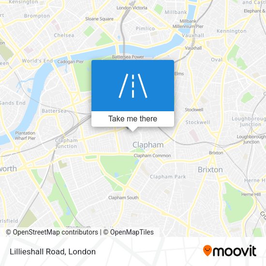 Lillieshall Road map