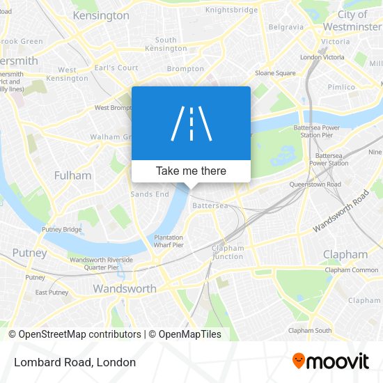 Lombard Road map
