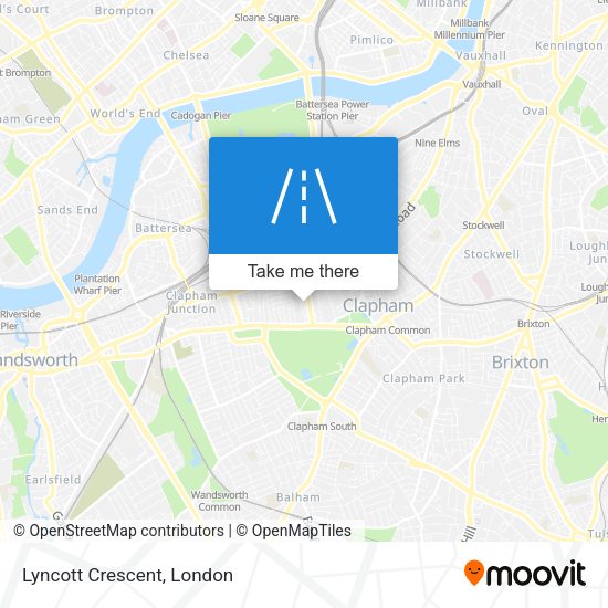 Lyncott Crescent map