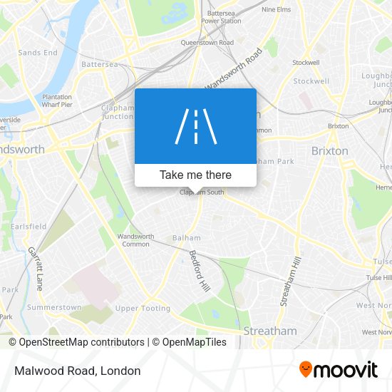 Malwood Road map