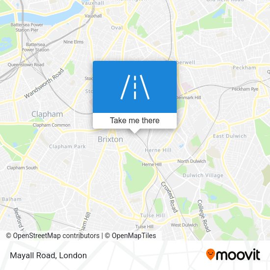 Mayall Road map