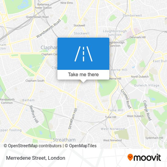 Merredene Street map