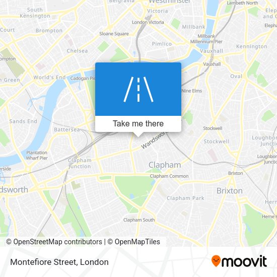 Montefiore Street map