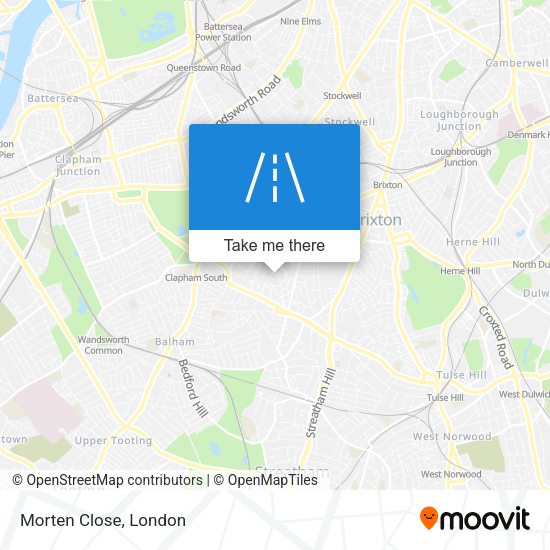 Morten Close map