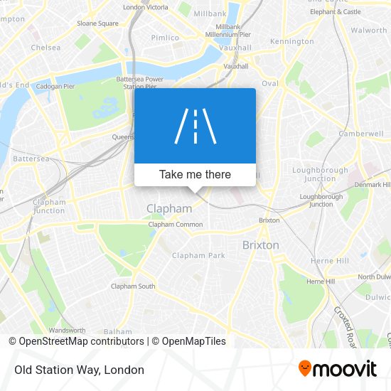 Old Station Way map