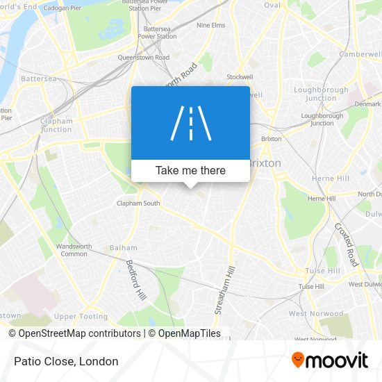 Patio Close map