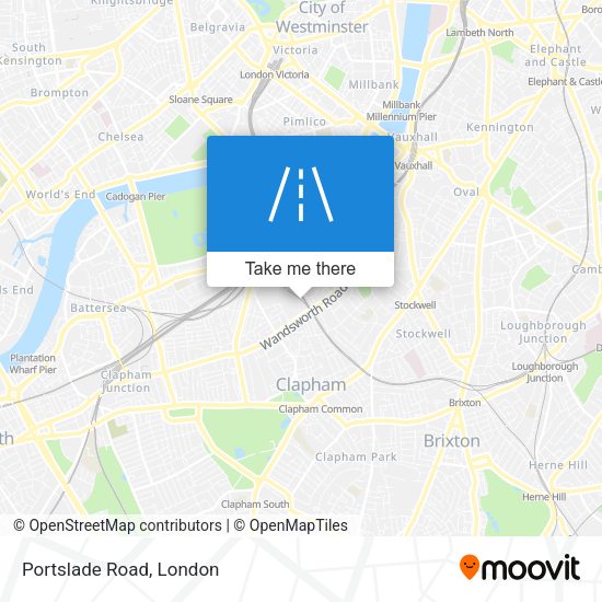 Portslade Road map